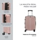 thumbnail image 2 of Maleta de Cabina ABS Miami 20" Oro Rosa, Ligera y Resistente, 2 of 8