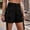 Black #17, variant on Shorts for Women, Jean Shorts Womens Cargo Shorts High Waisted Shorts Women Three-dimensional Pocket Elastic Waist Denim Overalls Summer Shorts Workout Shorts Pants #3