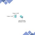 thumbnail image 2 of Uxcell 1400 Pack Glass Bugle Bead, 1.9x1.5mm Tube Mini Loose Glass Seed Spacer Bead for DIY (Malachite Blue), 2 of 6