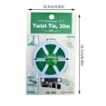 thumbnail image 3 of Clearance! Nomeni Garden Tools with Self Cutter Plastic Coated Wire Tie Wire Diy Flower Bracket with Green 30M/50M Gardening, 3 of 4