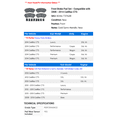 thumbnail image 2 of Front Brake Pad Set - Compatible with 2008 - 2014 Cadillac CTS 2009 2010 2011 2012 2013, 2 of 2