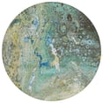 thumbnail image 2 of Addison Rugs Chantille Indoor/Outdoor Contemporary Abstract Teal Washable Round Rug, 8' x 8', 2 of 6
