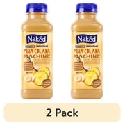 (2 pack) Naked Boosted Smoothie Pina Colada Machine, 15.2 fl oz Bottle