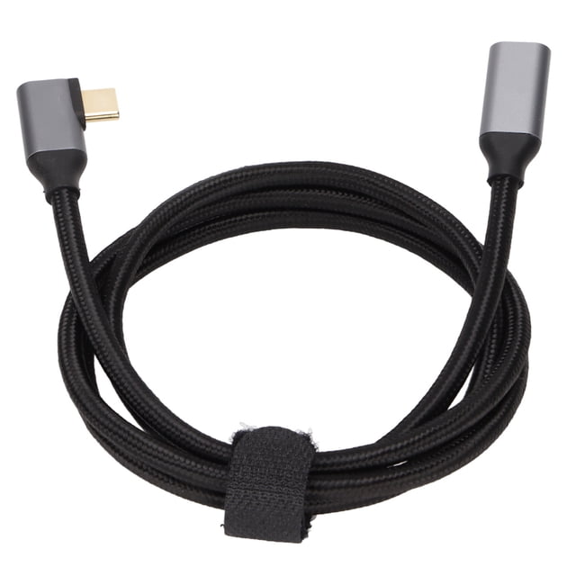 90 Degree Type C Extension Cable, HD 4K Type C Extension Cable Durable 100W 5A PD Thickened For Tablets For Notebooks 25cm,50cm,1m