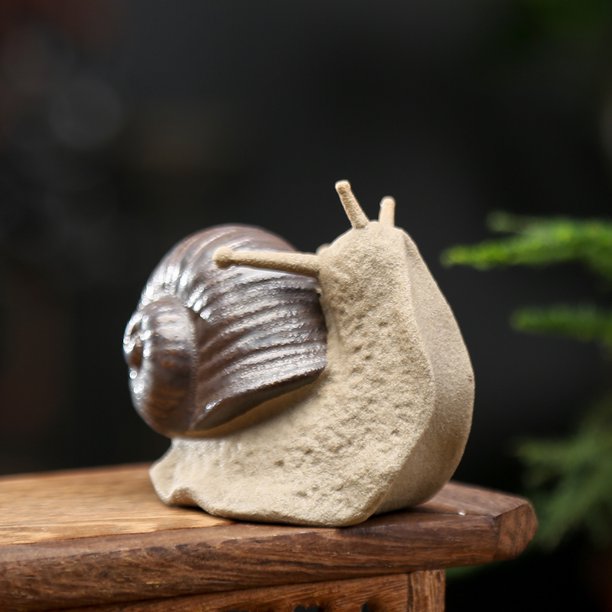 Pequeños adornos de cerámica, bonsái, micropaisaje, caracol creativo, jardinería, suculentas, plantas en macetas, decoraciones, manualidades