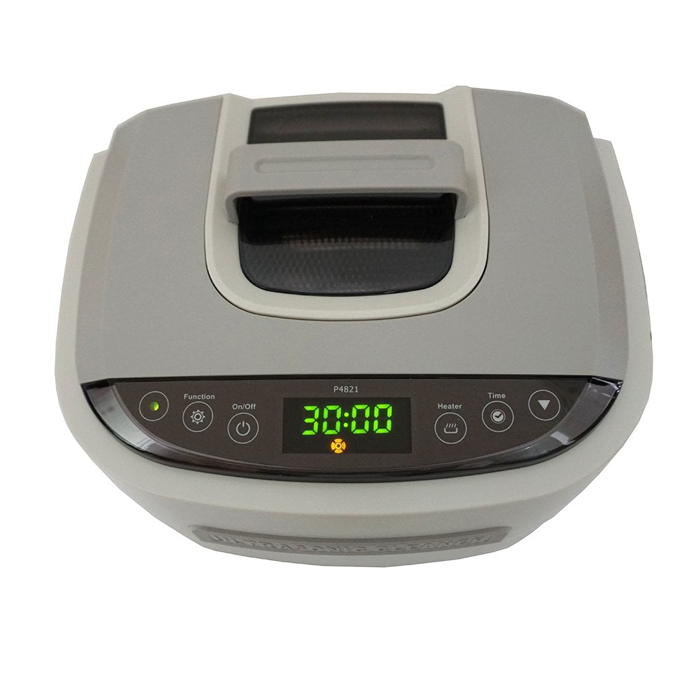 iSonic P4821-BSB Commercial Ultrasonic Cleaner, Stainless Steel Wire Mesh Basket, 110V, 2.6 quart/2.5 L, Beige