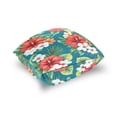 thumbnail image 5 of Tropical Flowers with Hibiscus Throw Pillow Covers 16x16 Inch 2 Packs Decorative Square for Living Room Couch Bed Sofa, 5 of 6