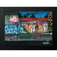 thumbnail image 2 of Butch and Pea 14x11 Black Modern Framed Museum Art Print Titled - Bus II nuit, 2 of 5