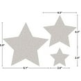 thumbnail image 2 of Teacher Created Resources TCR77026 Silver Glitz Stars Accents - Assorted Sizes, 2 of 3