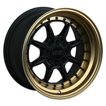 XXR 002.5 16x8 4x100/4x114.3 20et Flat Black / Bronze Lip Wheel