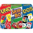 thumbnail image 1 of Set de juegos de cartas Mattel Games UNO DOS Second Edition y Skip-Bo, 1 of 6