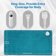 Heating Pad for Back Pain Relief & Period Cramps, Fsa Hsa Eligible,10 Heat Settings, 12x24, Birthday Mothers Day Gifts for Women Men, Blue