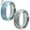 Blue, variant on Tungsten Carbide Wedding Band Ring Celtic Design Black / Blue Mens Womens 8mm Forget Me Not Engraved