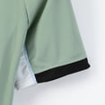 thumbnail image 6 of Men's Casual Solid Color Patchwork Pullover T-Shirt with Short Sleeves for Fitness and Sports, 6 of 8