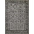 thumbnail image 1 of Ahgly Company Machine Washable Indoor Rectangle Industrial Modern Gunmetal Gray Area Rugs, 3' x 5', 1 of 7