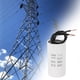 thumbnail image 5 of Capacitor de arranque Uxcell 10uF CBB60, capacitor de funcionamiento con 2 cables, motor de arranque CA 450V con frecuencia de 50Hz/60Hz, adecuado para compresores de aire y bombas, blanco, 5 of 6