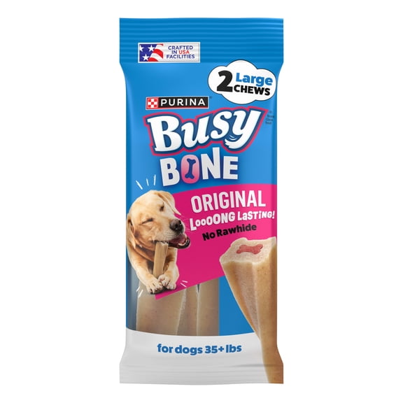 Purina Busy Bone Original Chew Large Dog Chew Treats, 7 oz.