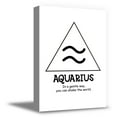 thumbnail image 1 of Awkward Styles Aquarius Zodiac Sign Aquarius Canvas Astrology Zodiac Sign Decor Original Wall Gifts Inspiration Aquarius Wall Art, 1 of 7