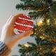 thumbnail image 4 of Set de 12 Bolas Navideñas Rojas de Pet Pintadas | Decoración Navideña Moderna | Bolas Colgantes de Espuma de Colores | Irrompibles | Regalo Navideño Ideal, 4 of 6