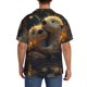 thumbnail image 3 of Fotbe Adorable Otter Pair Hug Camisa Estampada de Manga Corta para Hombre, Casual de Verano, Estilo Playero, Sin Arrugas-4X-Large, 3 of 5