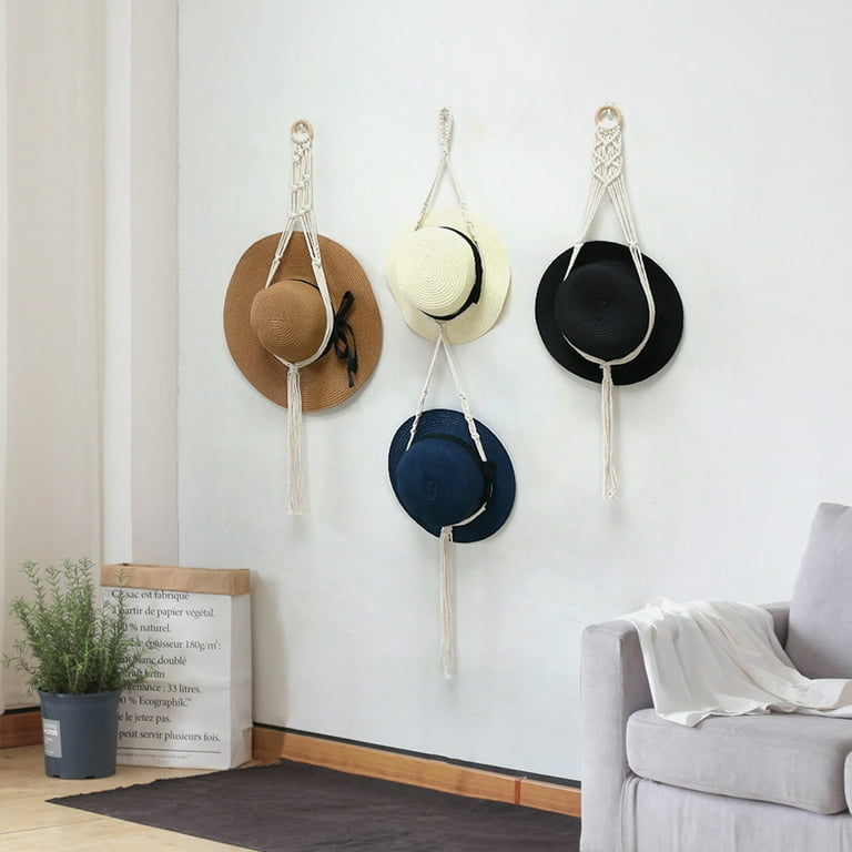 Bohemian Hat Hanger Handcrafted Elaborate Craftsmanship Unfading Wear resistant Storage Modern Wall Hanging Hat Rack Living Room