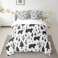 thumbnail image 2 of Manfei Wild Bear 7-Piece Twin Bedding Sets,Jungle Animal Bedding Comforter Set,Cartoon Pine Tree Sheet Sets For Kids,Super Cozy Room Decor Reversible, 2 of 8