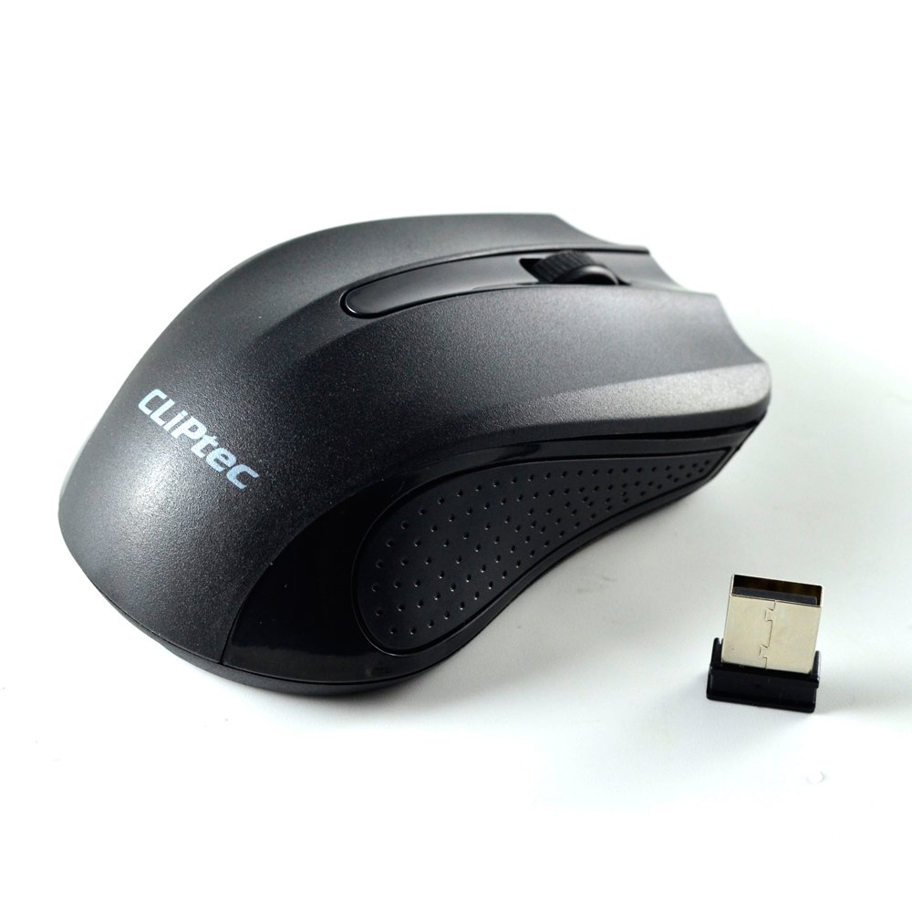 CLiPtec Black 2.4GHz 1200 High DPI Wireless Optical Mouse Mice + USB