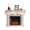 Orange White, variant on Sage Green Fall Pumpkins Fireplace Mantel Scarf Cover 60"Wx17"L,Fireplace Mantel Shelf Top Runner,Thanksgiving Autumn Rustic Leaf Mantle Dresser Scarves Table Runner for Holiday Party Living Room