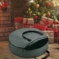thumbnail image 2 of Waterproof Fabric Christmas Tree Storage Storage Container Bag Outdoor Bags Green-1 60x18cm, 2 of 8