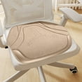 thumbnail image 6 of Beige Car Seat Cushion - All Season Breathable Mesh, Half Coverage, Comfortable Support, 6 of 6