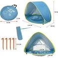thumbnail image 5 of APODESS Windproof 20.67" x 20.67" Beach Tent, Blue, 5 of 7