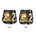 thumbnail image 5 of Lsque 2025 New Year 3 Printed Women's Running Shorts with Liner Pockets,Elastic Quick Dry Workout Athletic Gym Yoga Shorts,Womens High Waist Shorts-, 5 of 9