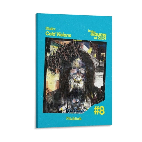 Album Bladee Cold Visions Poster Canvas Wall Art Posters For Room Aesthetic And Decor 1 Poster For Bedroom Living Room Bathroom Kitchen Office Decor