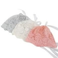 thumbnail image 5 of UrbanI Baby Infant Newborn Girls Kids Lace Floral Hat Cap Beanie Bonnet Cotton Hat, 5 of 8