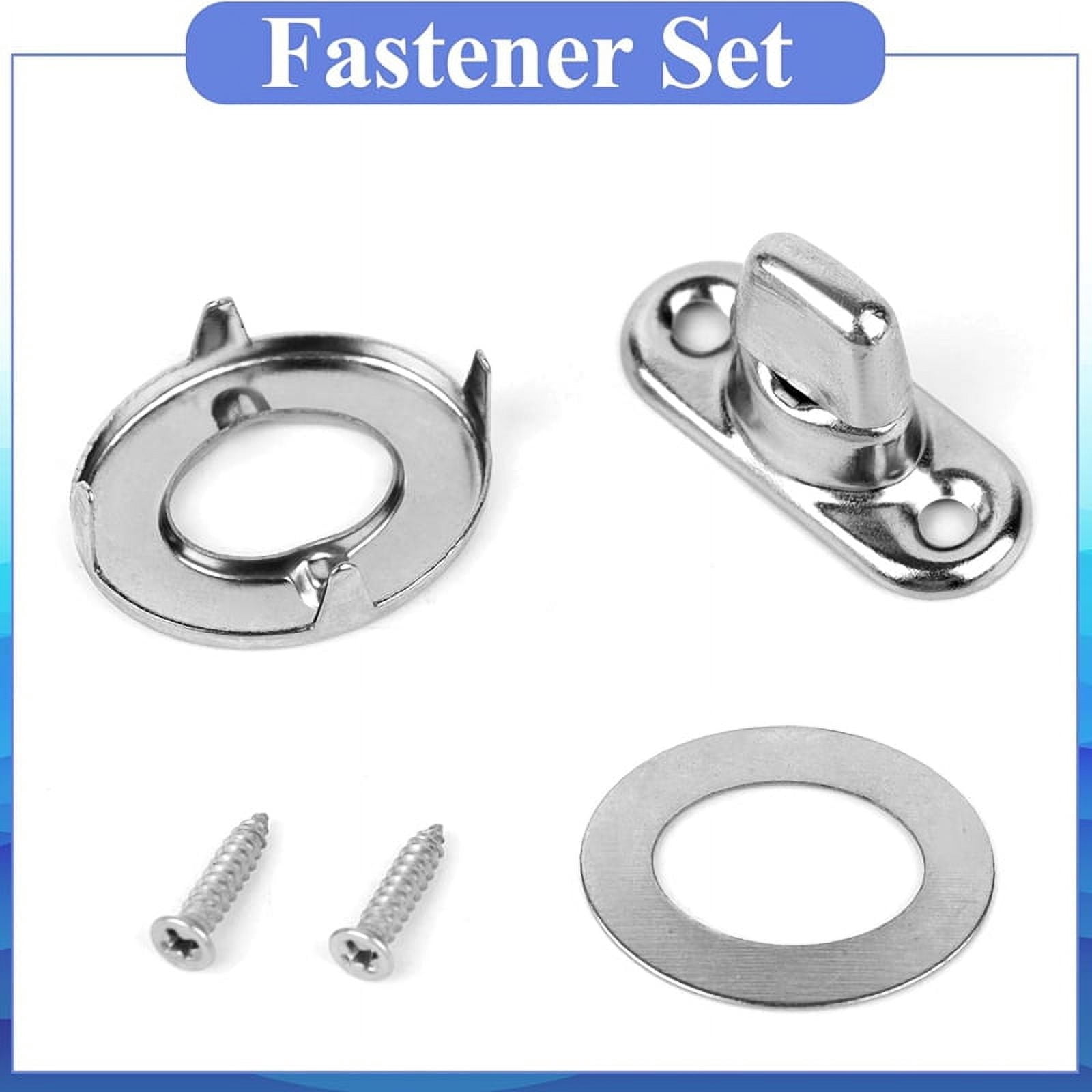 50Pcs Set Grade Twist Lock Fasteners Turn Button Eyelets & Studs, Canvas Marine Fasteners Turn Button