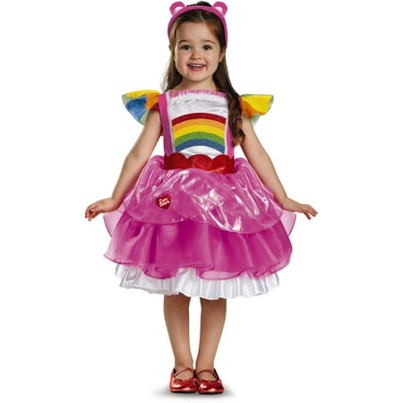 Girls Cheer Bear Care Bears Deluxe Tutu Toddlers Costume Dress