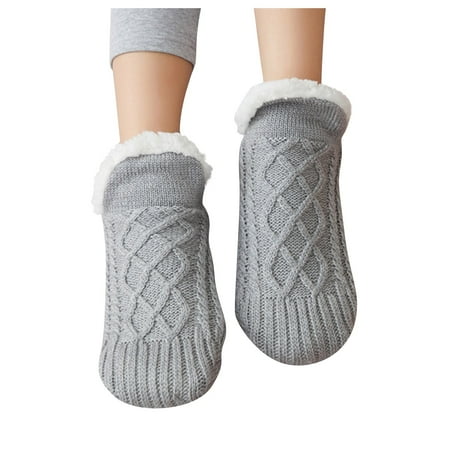 

DENGDENG Women s Winter Thick Thick Sleeping Slipper Socks Soft Warm Microfiber Winter Warm Socks Christmas Gifts