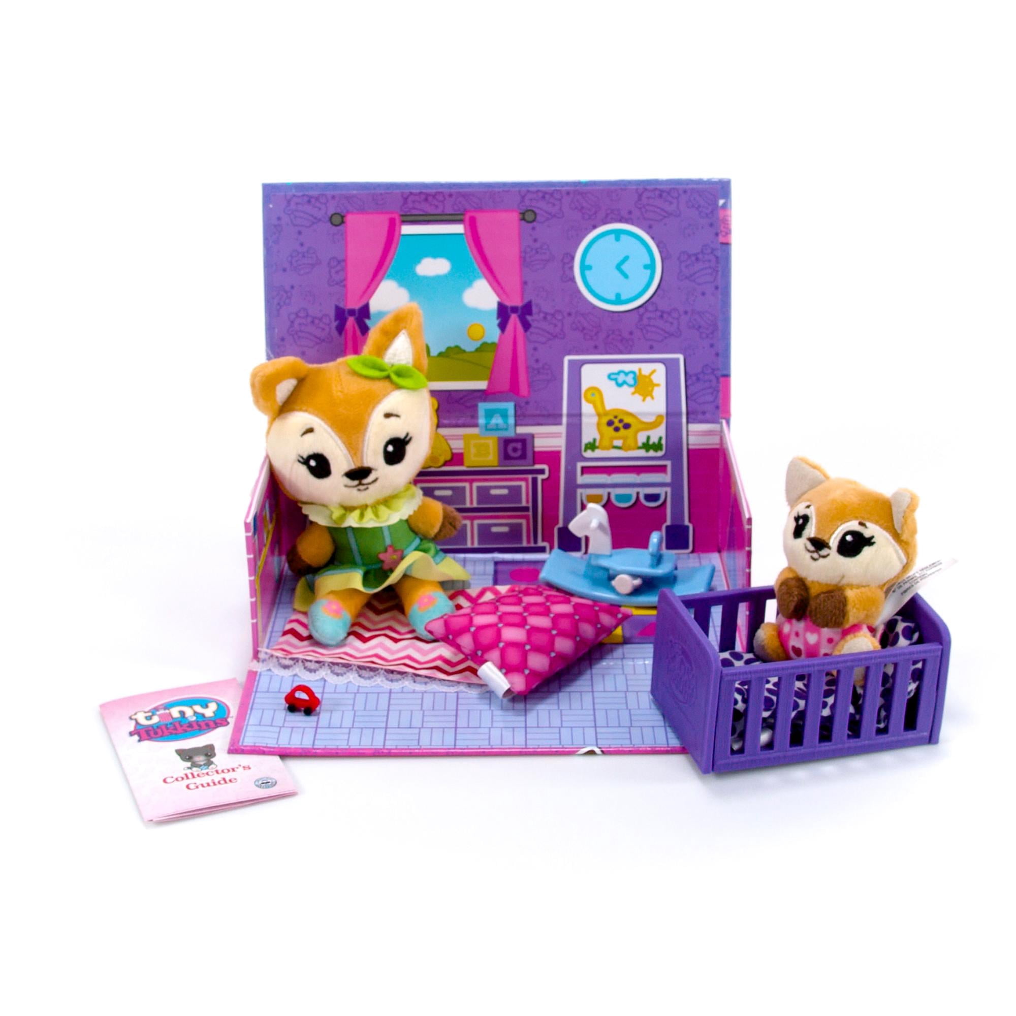 Tiny Tukkins Playset Assortment with Plush Stuffed Character, Fox
