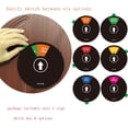 thumbnail image 3 of Office Door Sign, Do Not Disturb/Come in Welcome/Out of Office/In a Meeting/Back Soon/Working Remotely 6 Options, LJSCARE Privacy Door Sign 6 inch (Black), 3 of 6