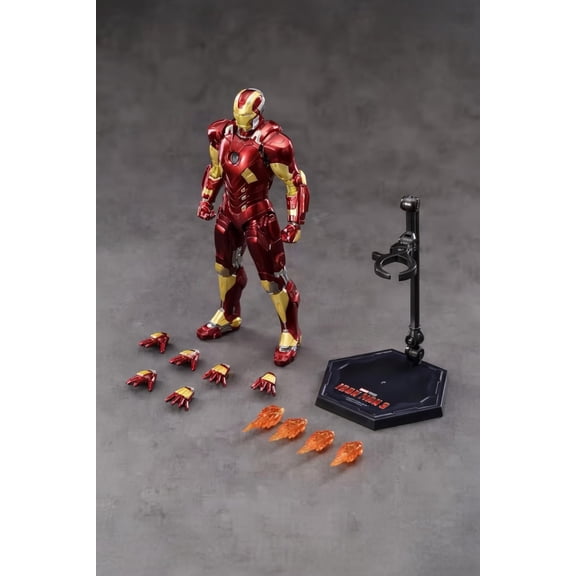 ZD Toys 1/10 Scale Iron Man Mark 11 MK XI Foxtrot Suit Collector Action Figure