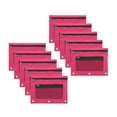 thumbnail image 1 of 10pc Cloth Eyelet Binder B5 Office Storage File Bag With Three Holes And Zipper Pen Bag, 1 of 3