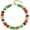 Disc Bead-Colorful, variant on Colorful Chunky Necklaces for Women 20MM Large Oversized Resin Beaded Necklace Bold Statement Chunky Choker Necklace Boho Summer Jewelry