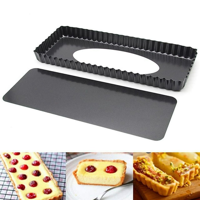 Coofit Bread Baking Pan Rectangular Removable Bottom Non-stick Bread Mould Cake Pan
