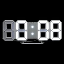unbranded  Modern Wall Clocks LED Silent Living Room Decor Wall-mounted Office