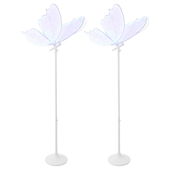 Wedding Butterfly Decorative Road Lamp 60cm 2pcs Magic Color