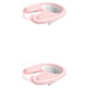 thumbnail image 2 of Soidarity Lavabo de champú, bandeja de , arandela de cabeza, tamaño compacto, comodidad de larga duración, ligero, sin carga, suministros para Rosa 2Conjunto, 2 of 6