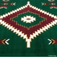 thumbnail image 3 of AllStar Rugs Persian Area Rug, Green/White/Black, 5.2" x 7.1", 3 of 6