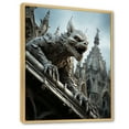thumbnail image 2 of Designart "Gargoyles of Notre Dame in France" France Floater Framed Wall Decor, 2 of 7