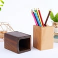 thumbnail image 5 of Natural Wooden Pen Pencil Holder Multiple-use Desk Organizer Storage Box Desktop, 5 of 10