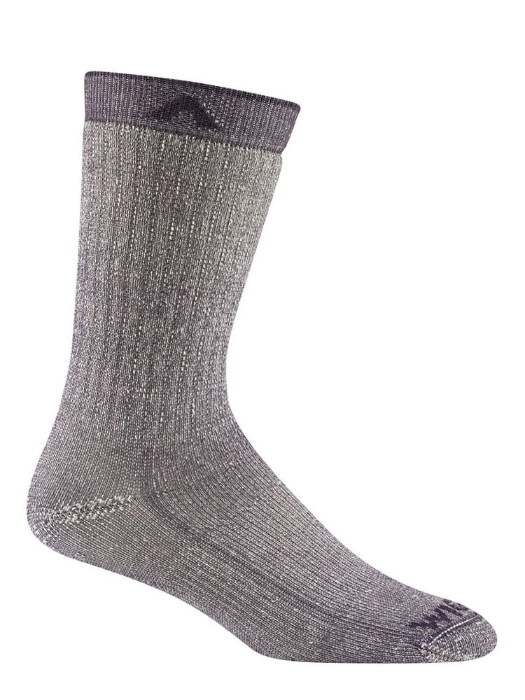Wigwam Merino Wool Comfort Hiker Crew Socks, Purple Velvet, Medium